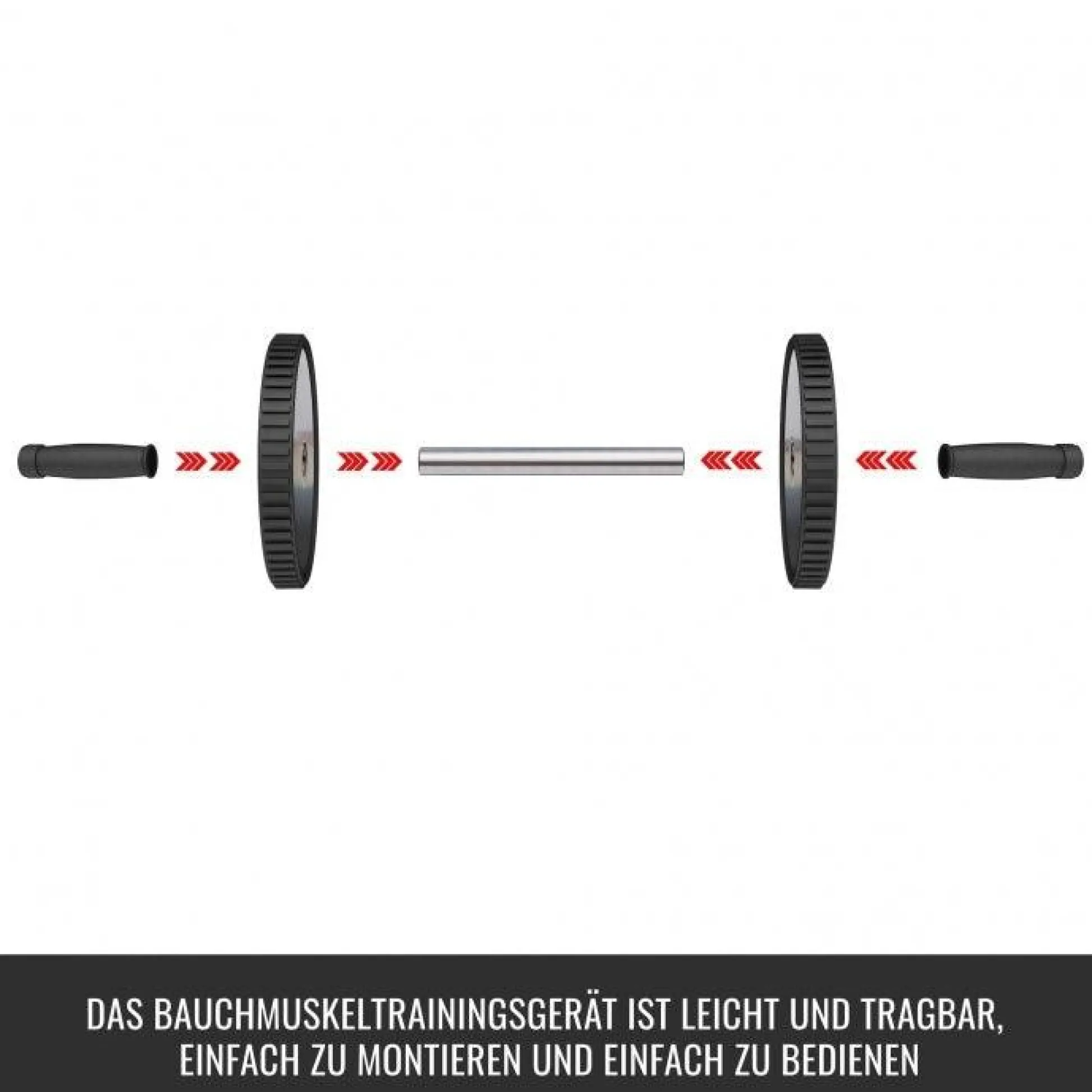 Gorilla Sports Ab Roller mit Unterlegmatte Schwarz Online