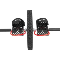 Gorilla Sports Ab Roller mit verstellbaren Pedalen Schwarz Online