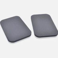 Gorilla Sports Ab Roller Set inkl, Kniematten, Springseil und Liegestützgriffe Schwarz