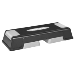 Gorilla Sports Aerobic Stepper höhenverstellbar Schwarz / Grau Sale