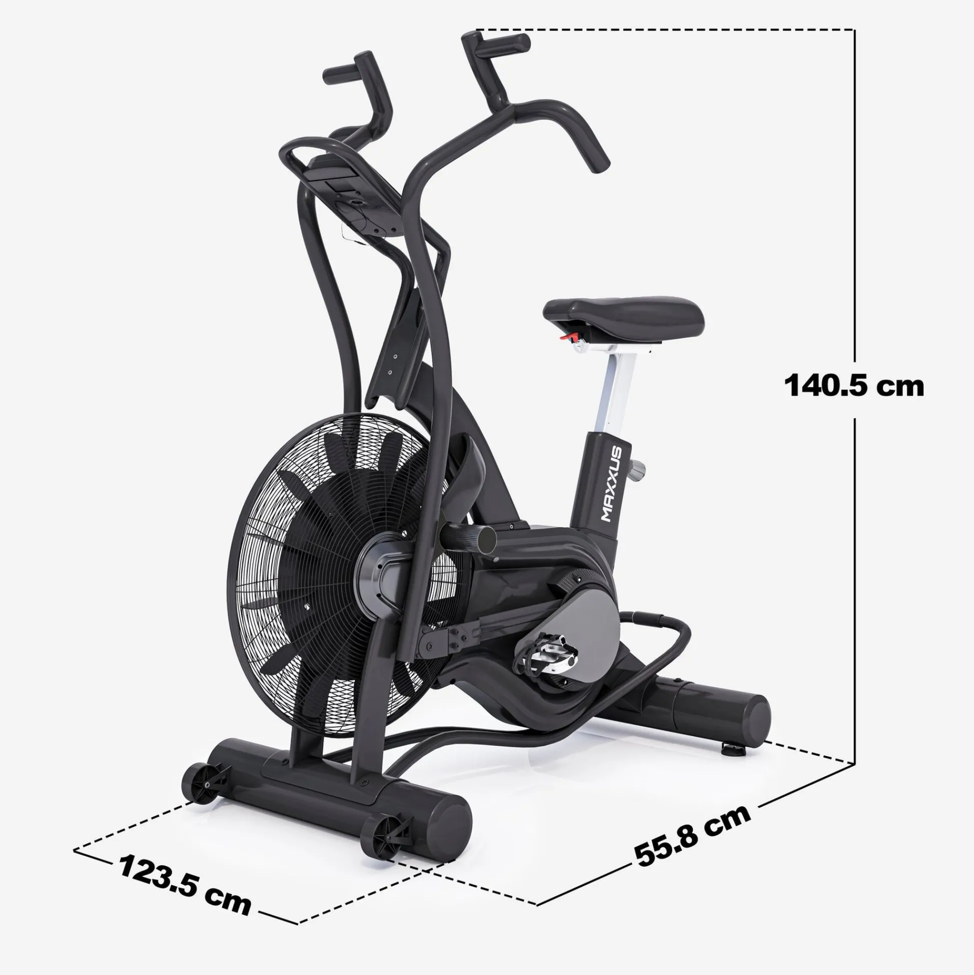 MAXXUS AirBike PRO Schwarz Outlet