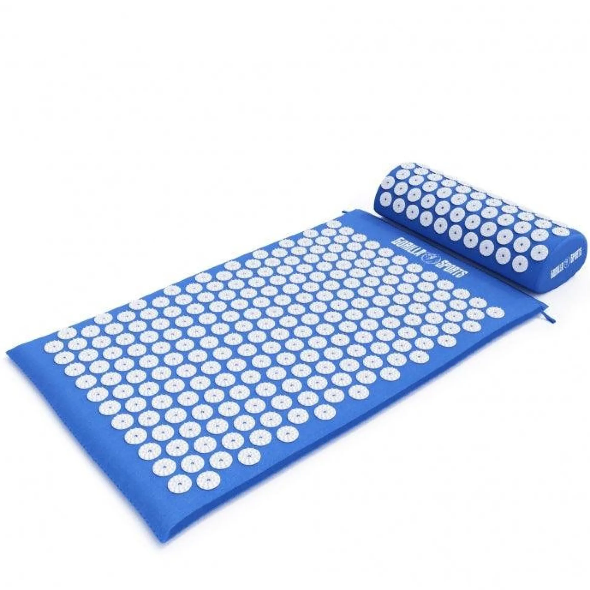 Gorilla Sports Akupressurmatte mit Kissen und Tragetasche Dunkelblau Best