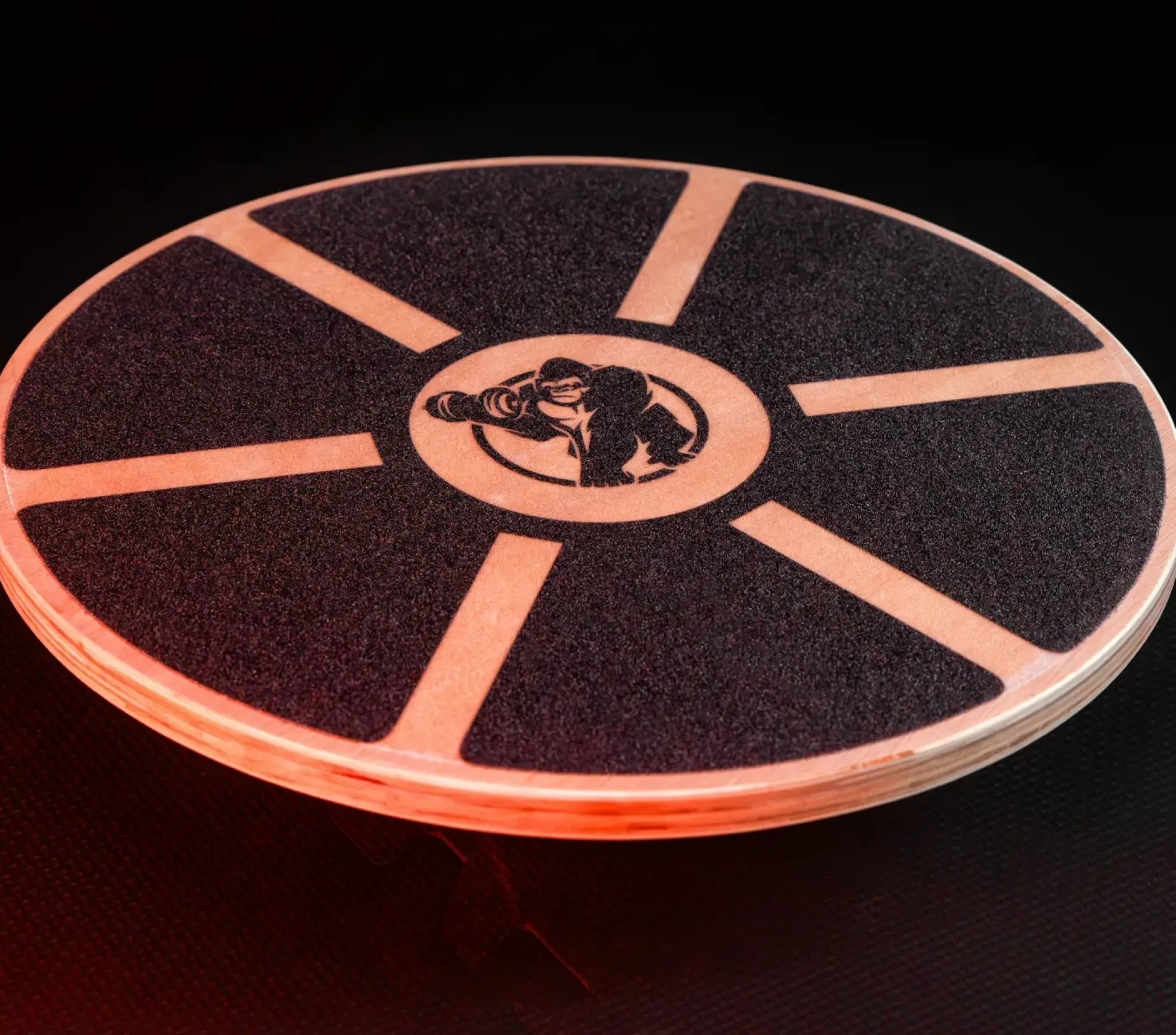 Gorilla Sports Balance Board aus Holz Schwarz Online
