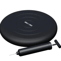 Gorilla Sports Balance Kissen rund inkl, Luftpumpe Rot Hot