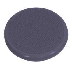 Gorilla Sports Balance Kissen rund mit Noppen inkl, Luftpumpe Grau New