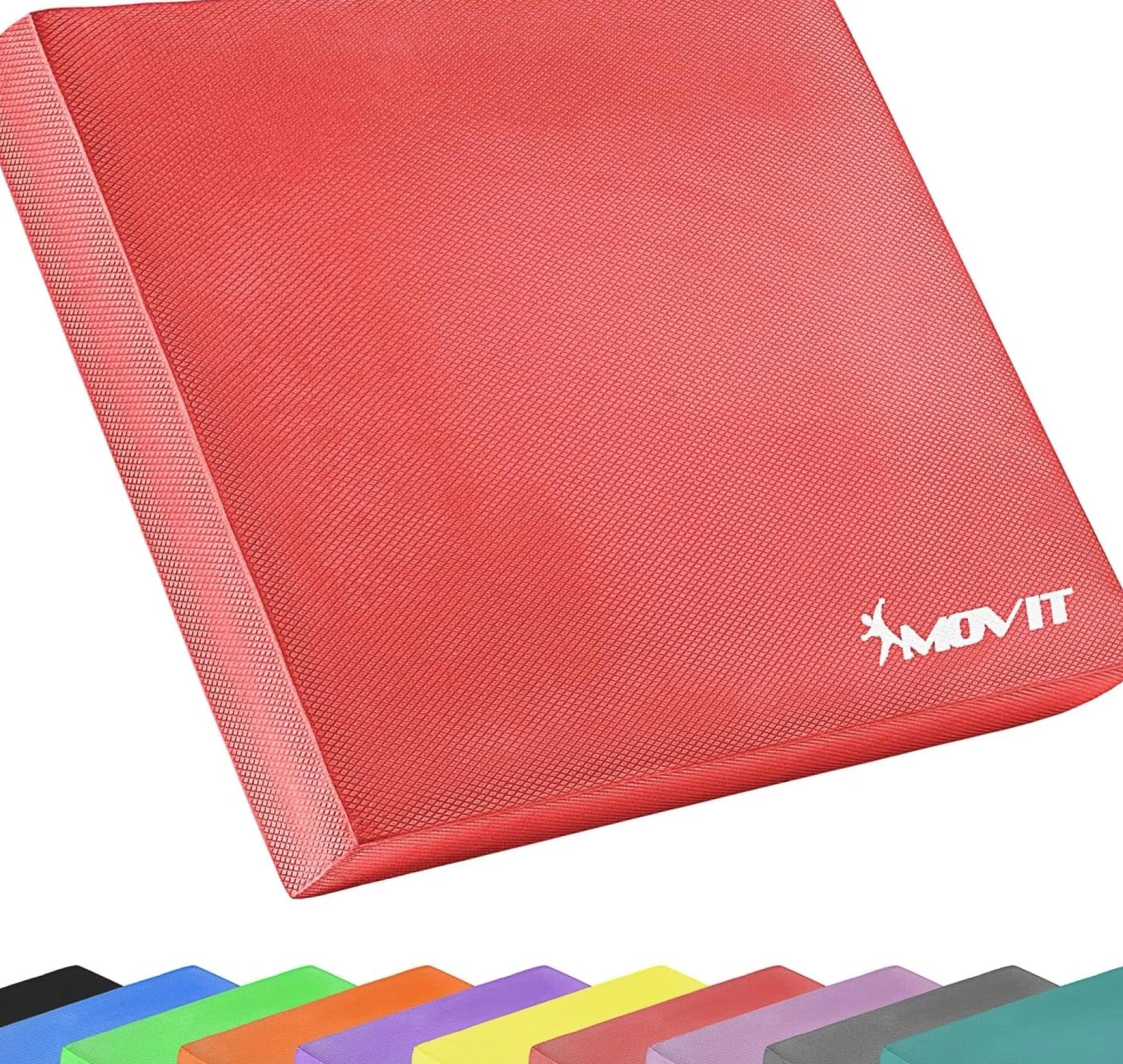 MOVIT Balance Pad aus Schaumstoff 50 x 40 x 6 cm Rot
