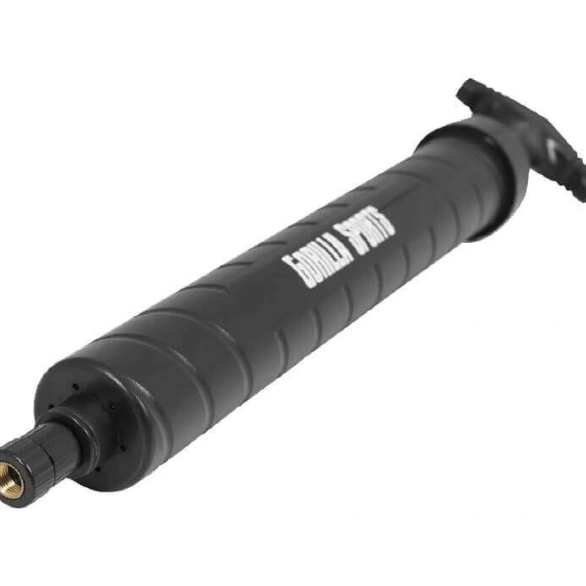 Gorilla Sports Ballpumpe mit 2 Ventilen und 16 cm Schlauch Schwarz Best