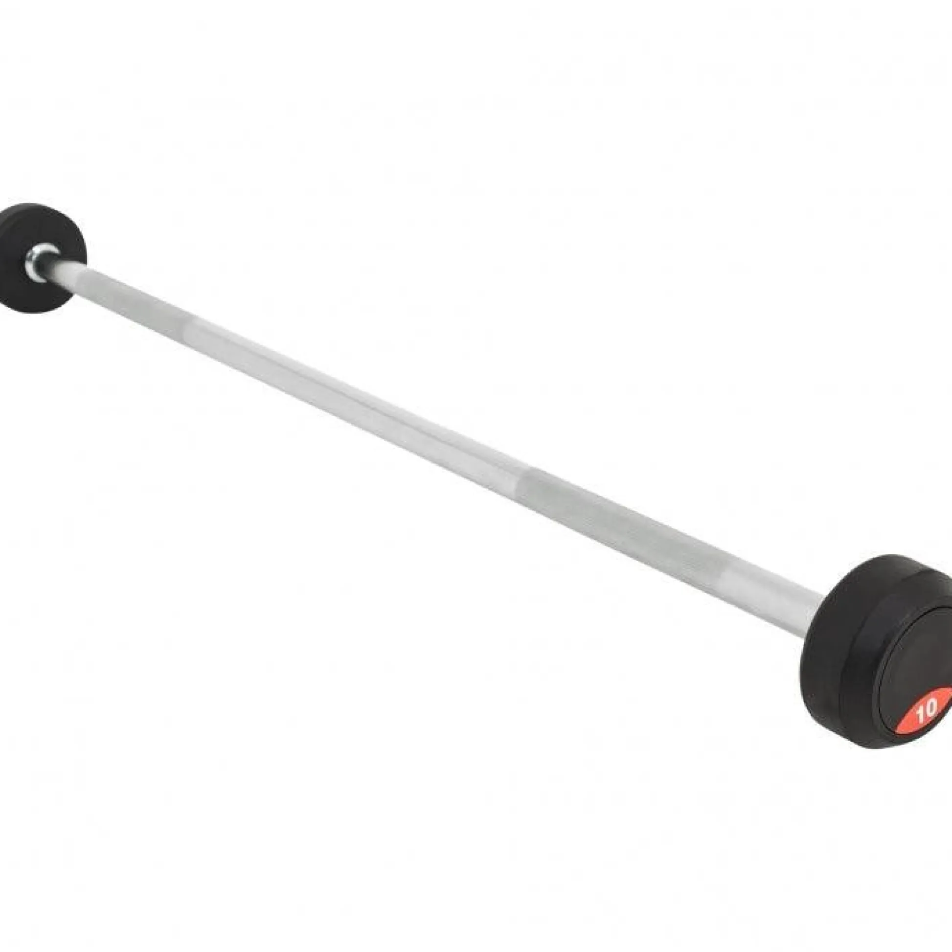 Gorilla Sports Barbells Gummi 20 - 45 kg Chrom / Schwarz Best