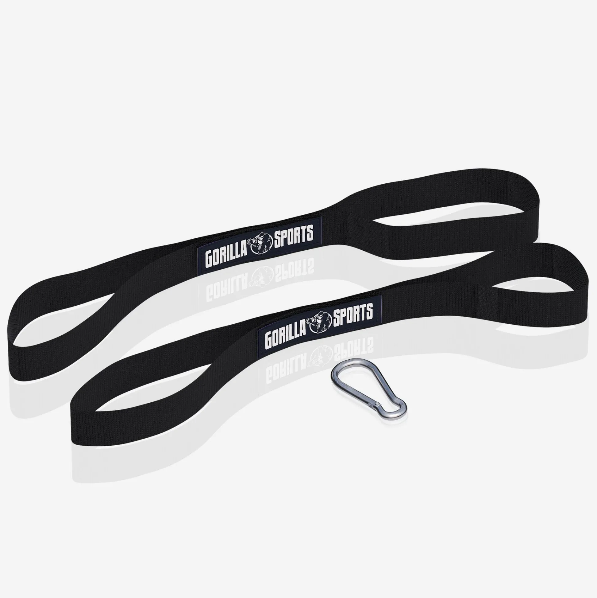 Gorilla Sports Befestigungsschlaufen Set Schwarz Outlet