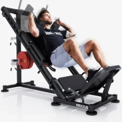 MAXXUS Beinpresse 2in1 - Hackenschmidt und Beinpresse Schwarz New