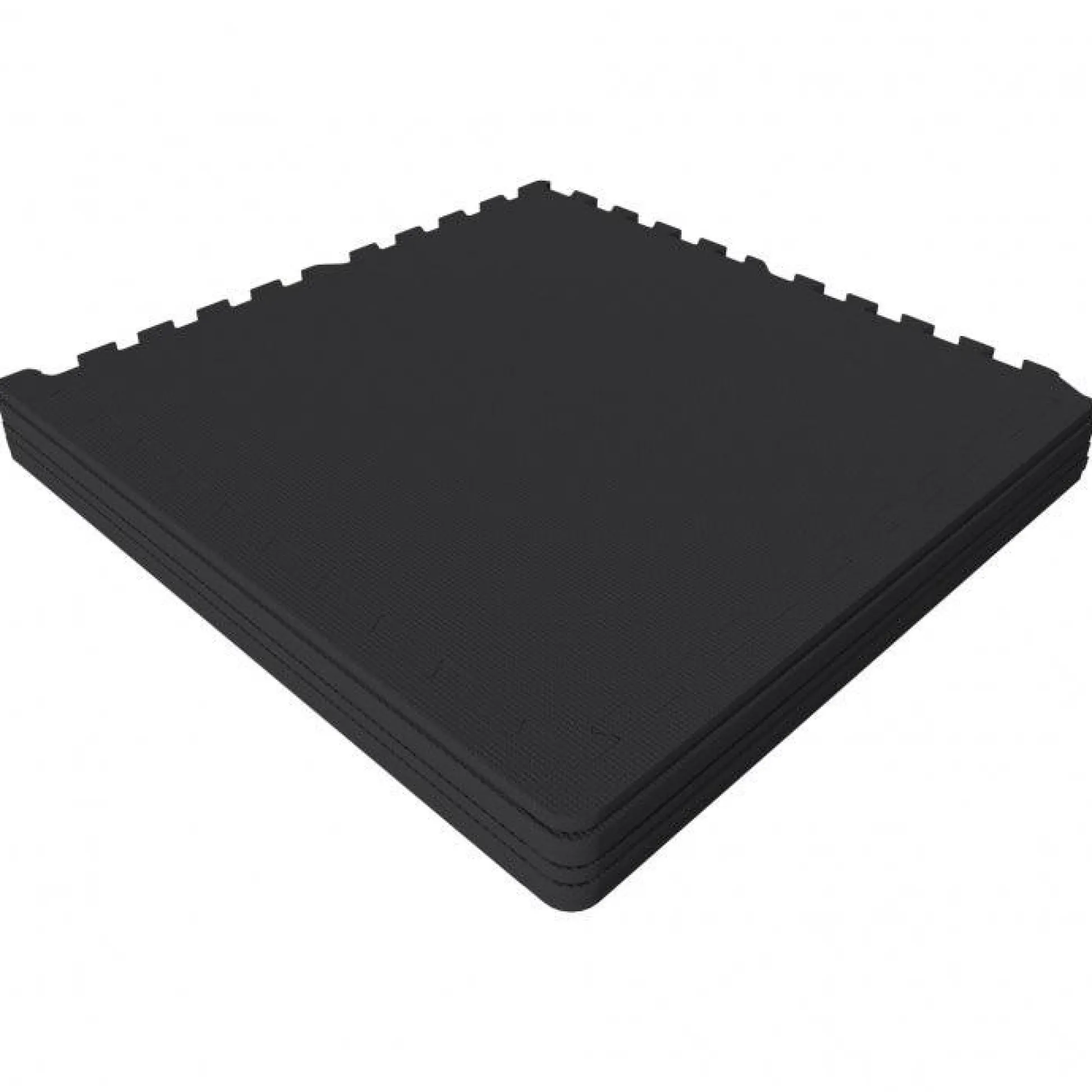 Gorilla Sports Bodenschutzmattenset 60x60 cm - 6 Matten inkl, Endstücke Schwarz New