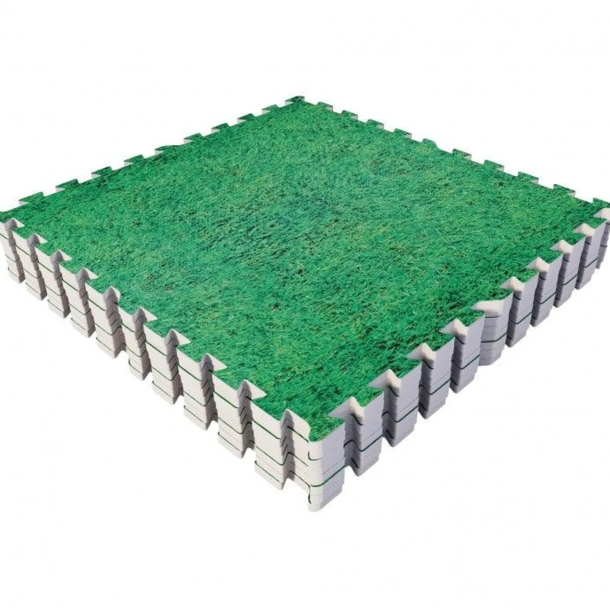 Gorilla Sports Bodenschutzmattenset 60x60 cm - 8 Matten Grasoptik Outlet