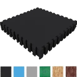 Gorilla Sports Bodenschutzmattenset 60x60 cm - 8 Matten Grau Sale