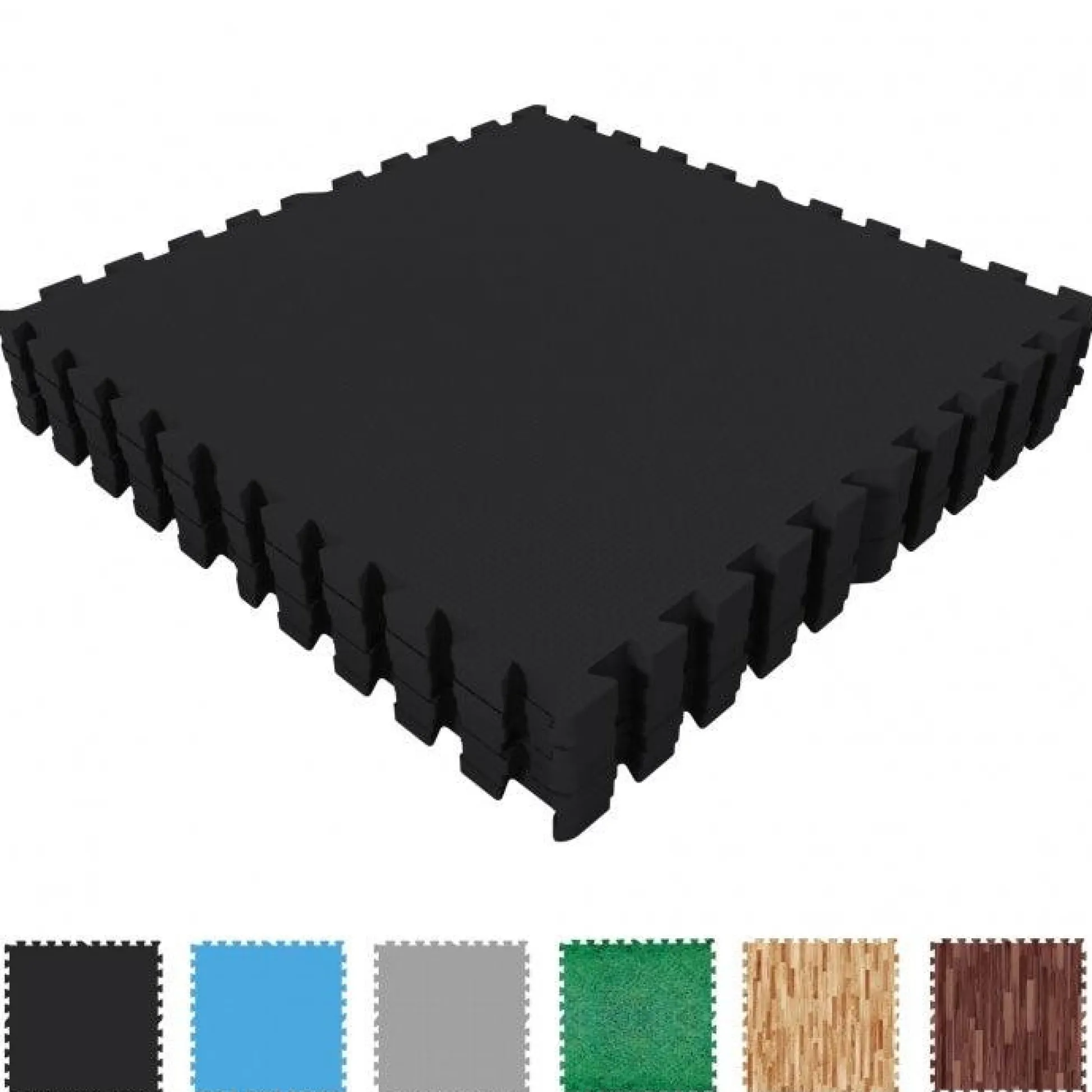 Gorilla Sports Bodenschutzmattenset 60x60 cm - 8 Matten Blau Outlet
