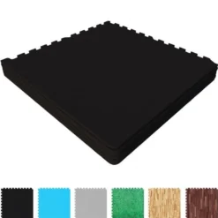 Gorilla Sports Bodenschutzmattenset 60x60 cm - 6 Matten inkl, Endstücke Holzoptik Online
