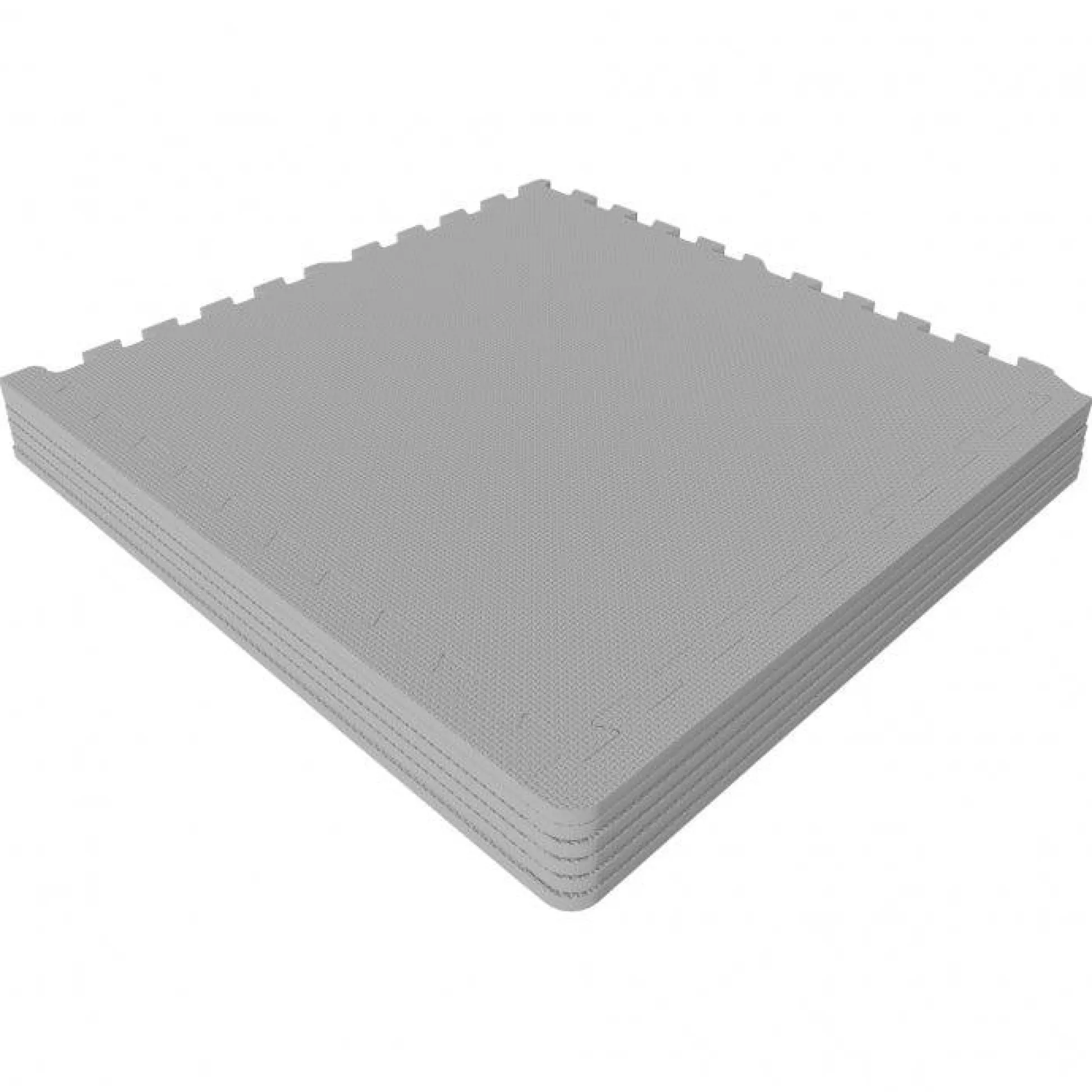 Gorilla Sports Bodenschutzmattenset 60x60 cm - 6 Matten inkl, Endstücke Grau Outlet