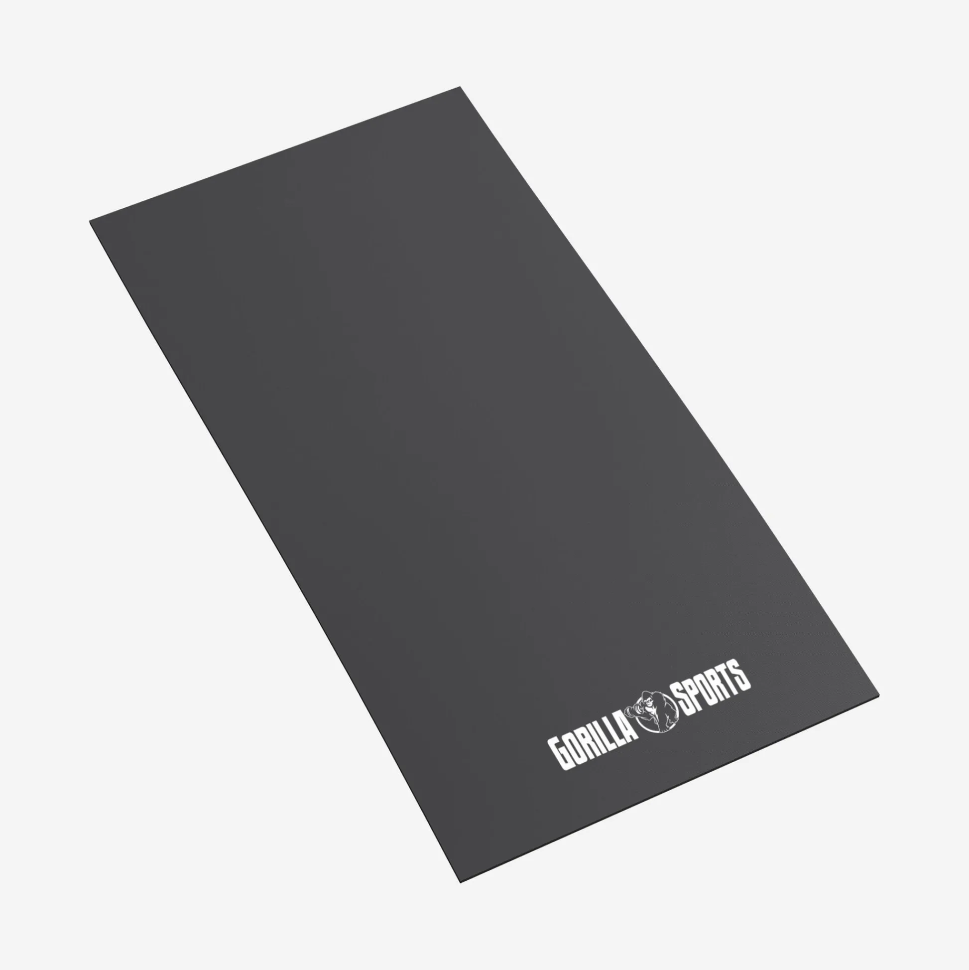 Gorilla Sports Bodenschutzmatte rutschfest 120/180 x 60 cm & 6 mm Dicke Schwarz New