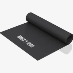 Gorilla Sports Bodenschutzmatte rutschfest 120/180 x 60 cm & 6 mm Dicke Schwarz New