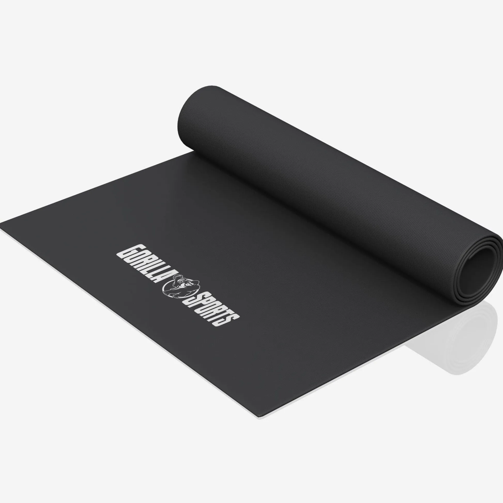 Gorilla Sports Bodenschutzmatte rutschfest 120/180 x 60 cm & 6 mm Dicke Schwarz New