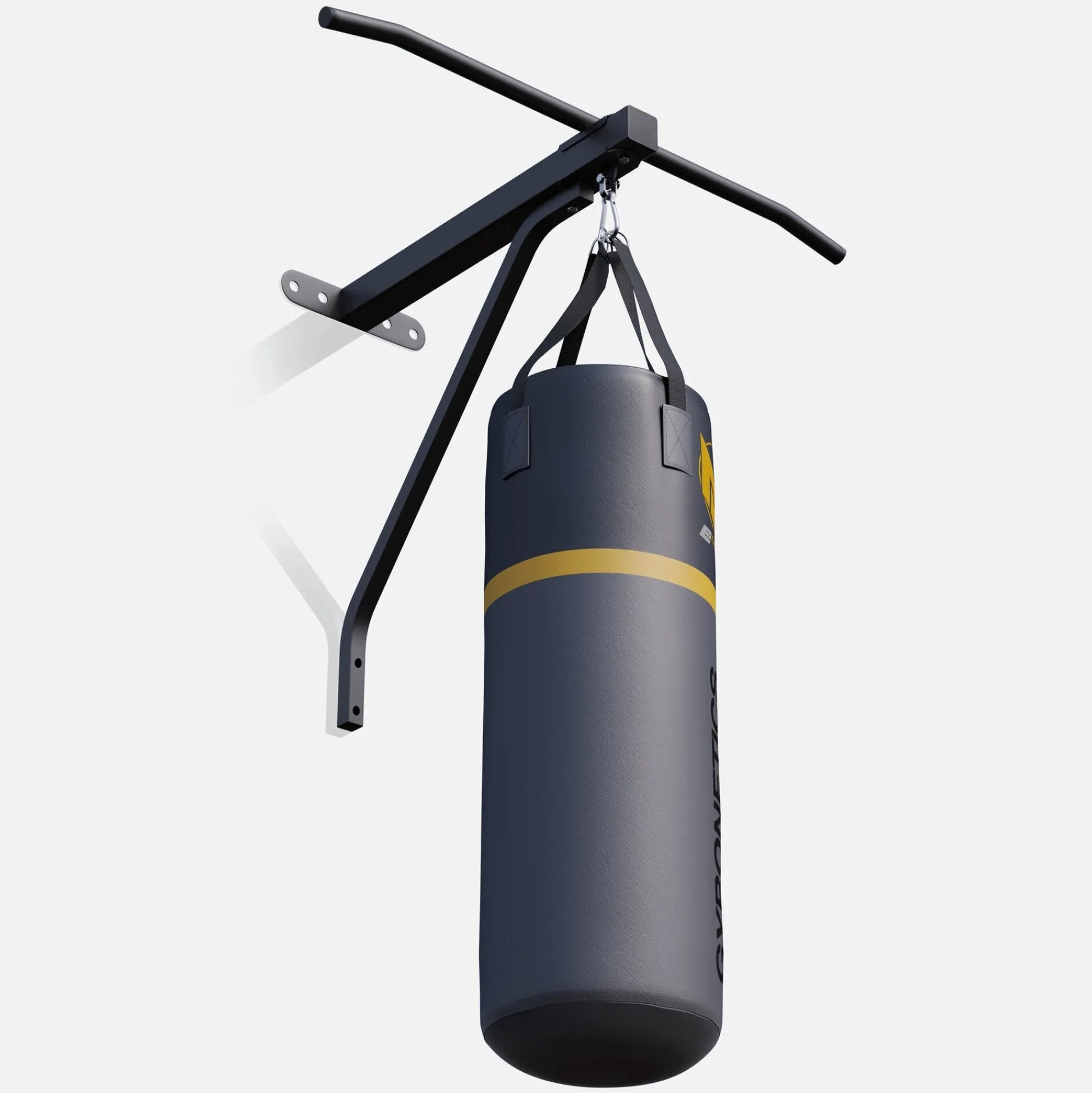 Gyronetics Boxsack E-Series 80 cm mit Klimmzugstange zur Wandbefestigung Grau Online