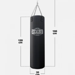 MAXXUS Boxsack EXCALIBUR PRO aus Kunstleder 120 cm Schwarz New