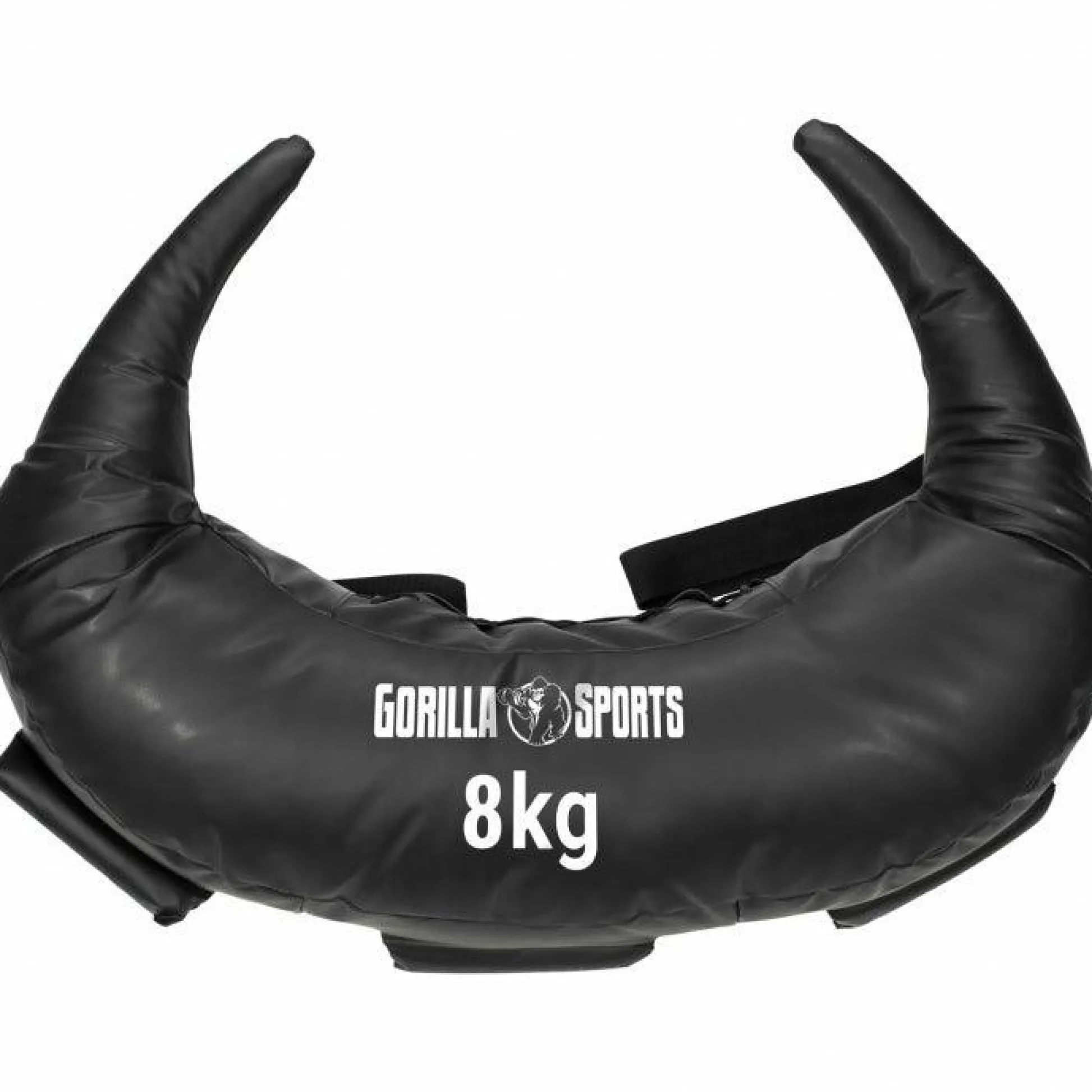 Gorilla Sports Bulgarian Bag mit Griffschlaufen 5 - 22,5 kg Schwarz Discount