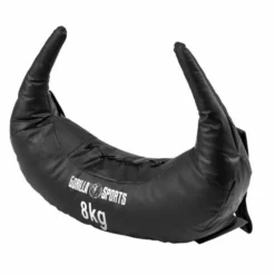 Gorilla Sports Bulgarian Bag mit Griffschlaufen 5 - 22,5 kg Schwarz Discount