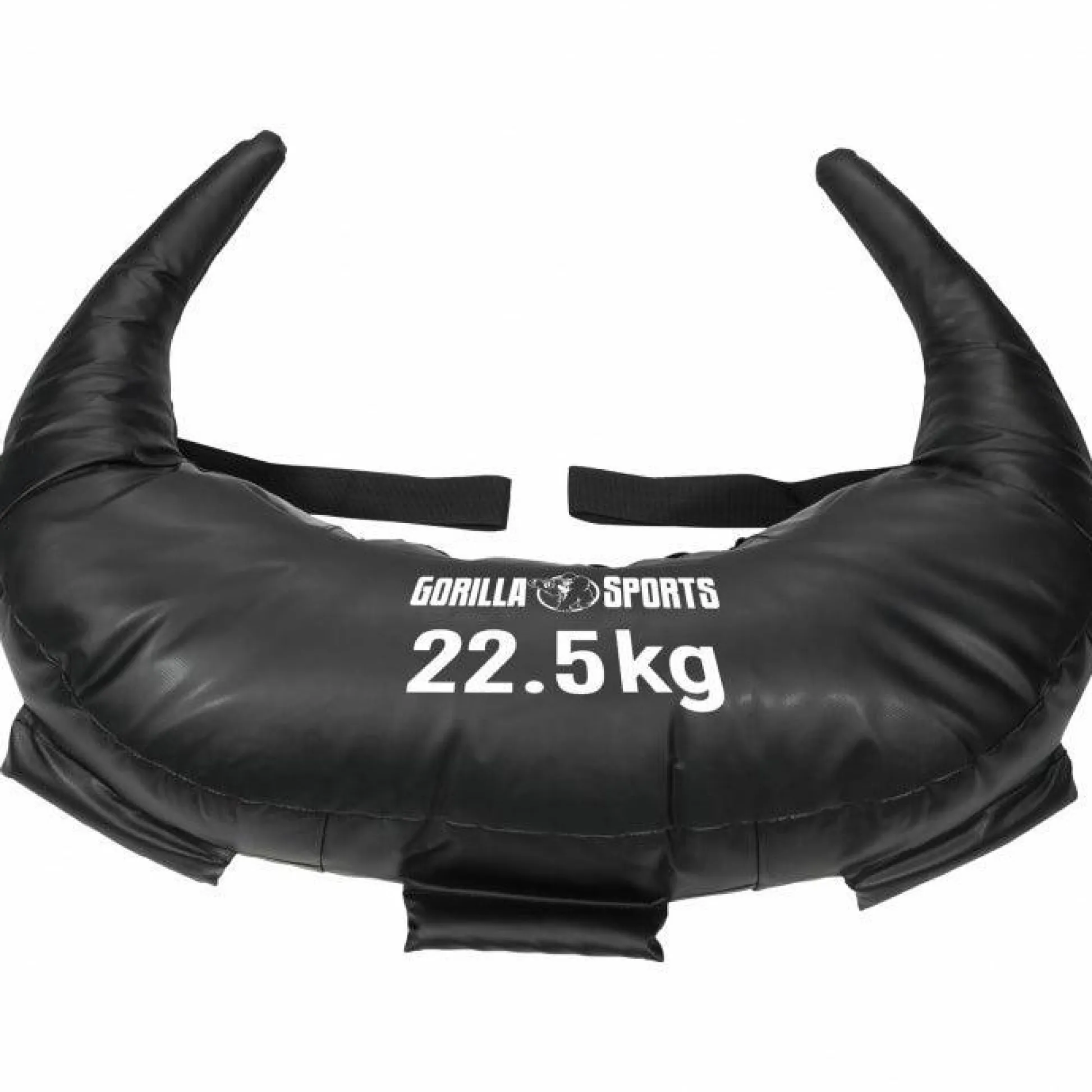 Gorilla Sports Bulgarian Bag mit Griffschlaufen 5 - 22,5 kg Schwarz Discount