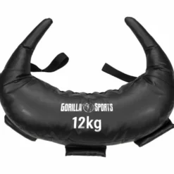 Gorilla Sports Bulgarian Bag mit Griffschlaufen 5 - 22,5 kg Schwarz Sale