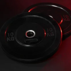 Gorilla Sports Bumper Plates Gummi Olympia 5 - 25 kg Schwarz Hot