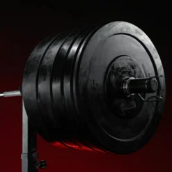 Gorilla Sports Bumper Plates Gummi Olympia 5 - 25 kg Schwarz Clearance