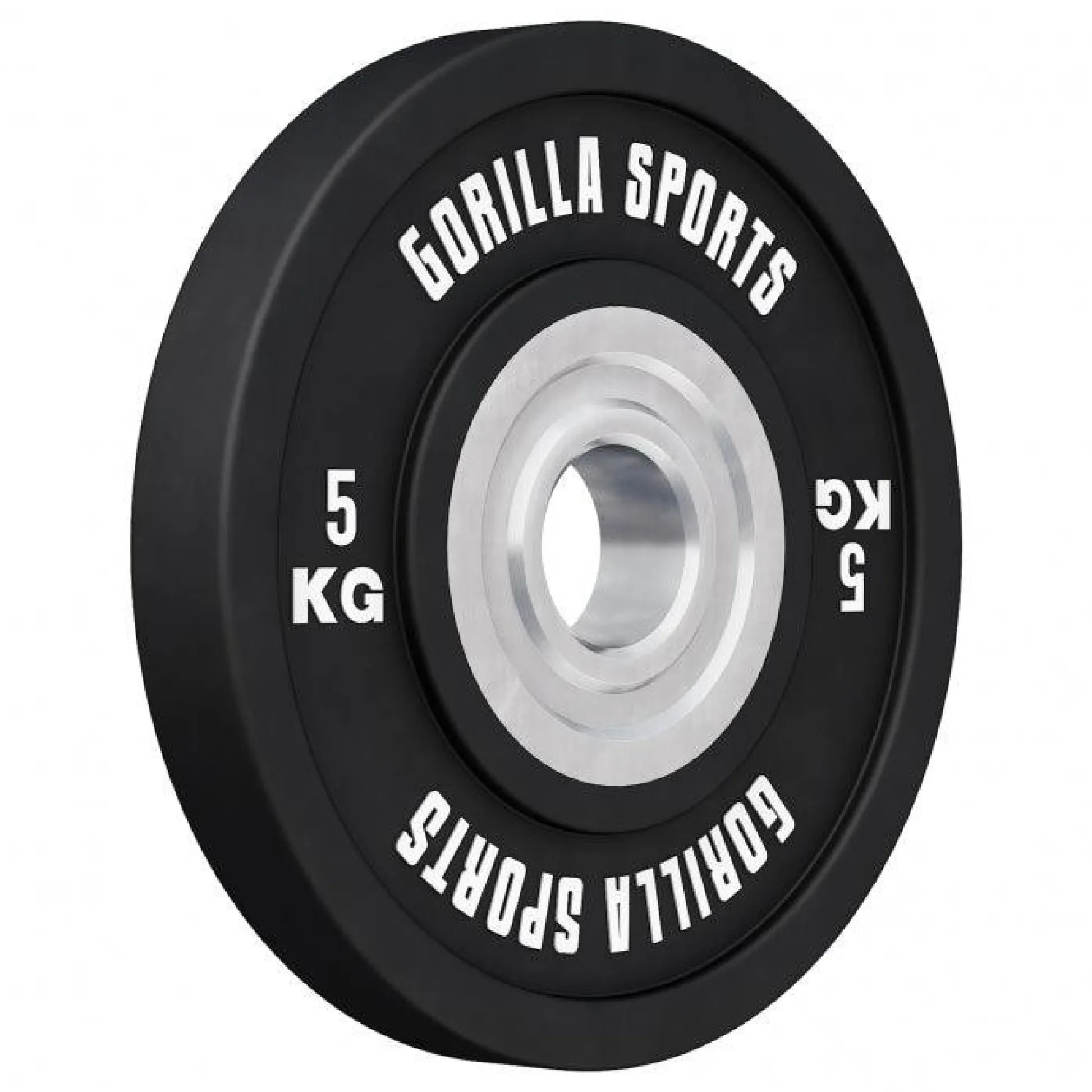 Gorilla Sports Bumper Plates Gummi Olympia PRO 5 - 25 kg Schwarz Best