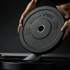 Gorilla Sports Bumper Plates High Temp Olympia 5 - 25 kg Schwarz Sale