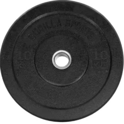 Gorilla Sports Bumper Plates High Temp Olympia 5 - 25 kg Schwarz Hot