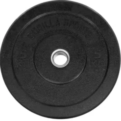 Gorilla Sports Bumper Plates High Temp Olympia 5 - 25 kg Schwarz Best