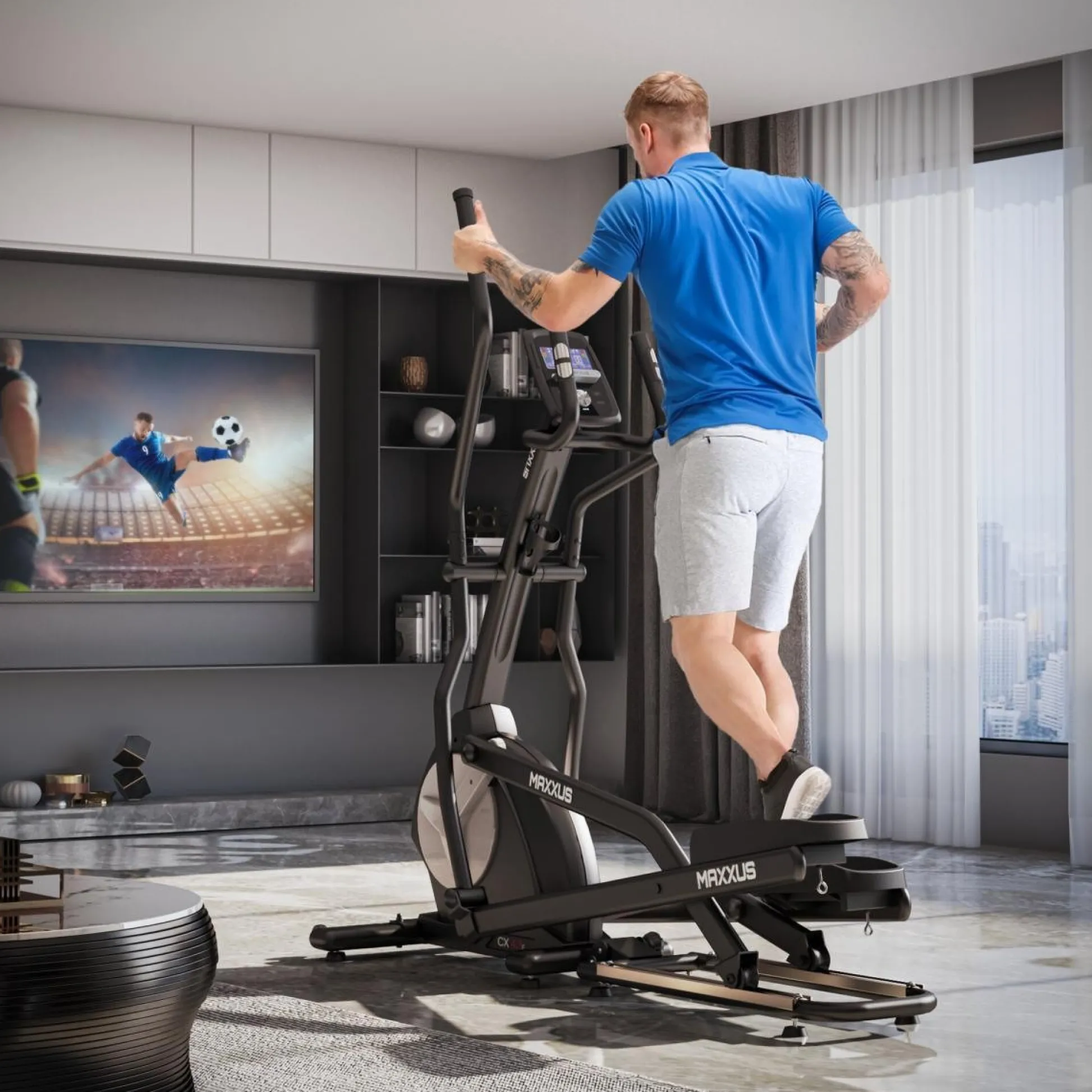 MAXXUS Crosstrainer CX 4.3f klappbar Schwarz Hot