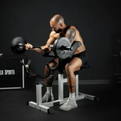 Gorilla Sports Curlbank verstellbar Weiss Online