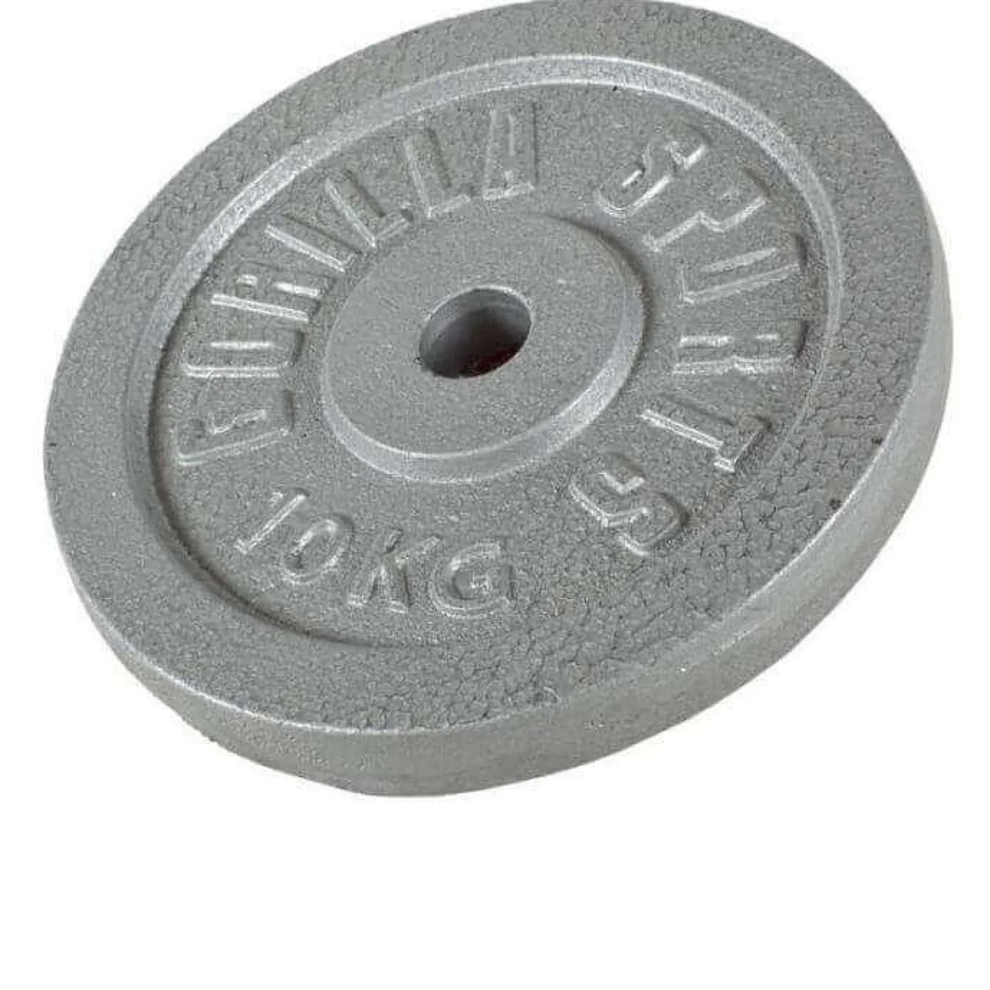 Gorilla Sports Curlbank verstellbar inkl Curlset Gusseisen 38 kg Schwarz / Weiss / Silber New