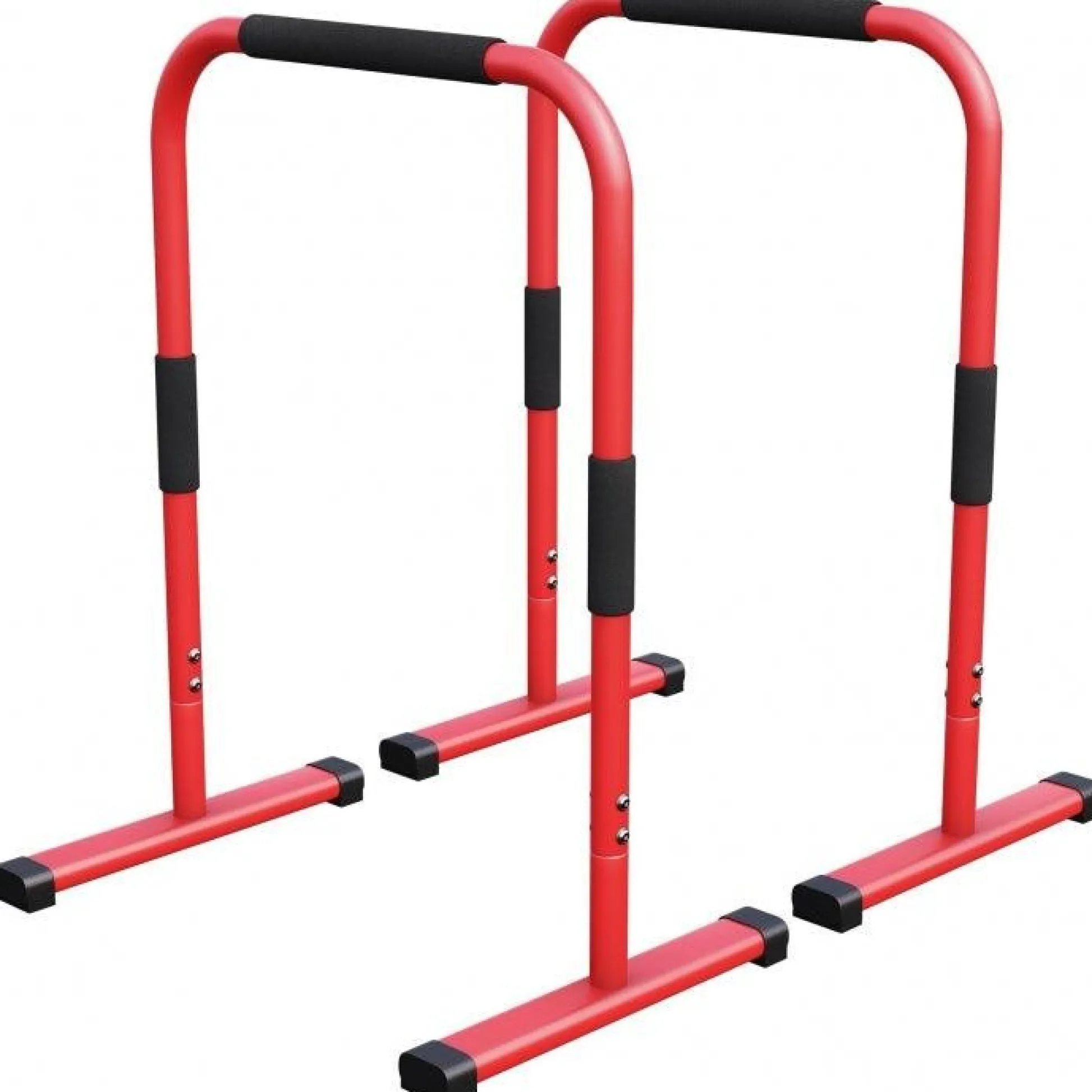 Gorilla Sports Dip Barren 94 cm gepolstert Rot Best
