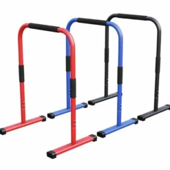 Gorilla Sports Dip Barren 94 cm gepolstert Blau New