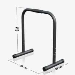 Gorilla Sports Dip Barren 73 cm gepolstert Rot Outlet