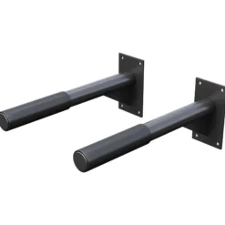Gorilla Sports Dip Barren 2er Set zur Wandmontage Schwarz Sale