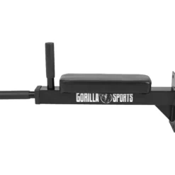 Gorilla Sports Dip Barren Set für die Wand Schwarz Hot