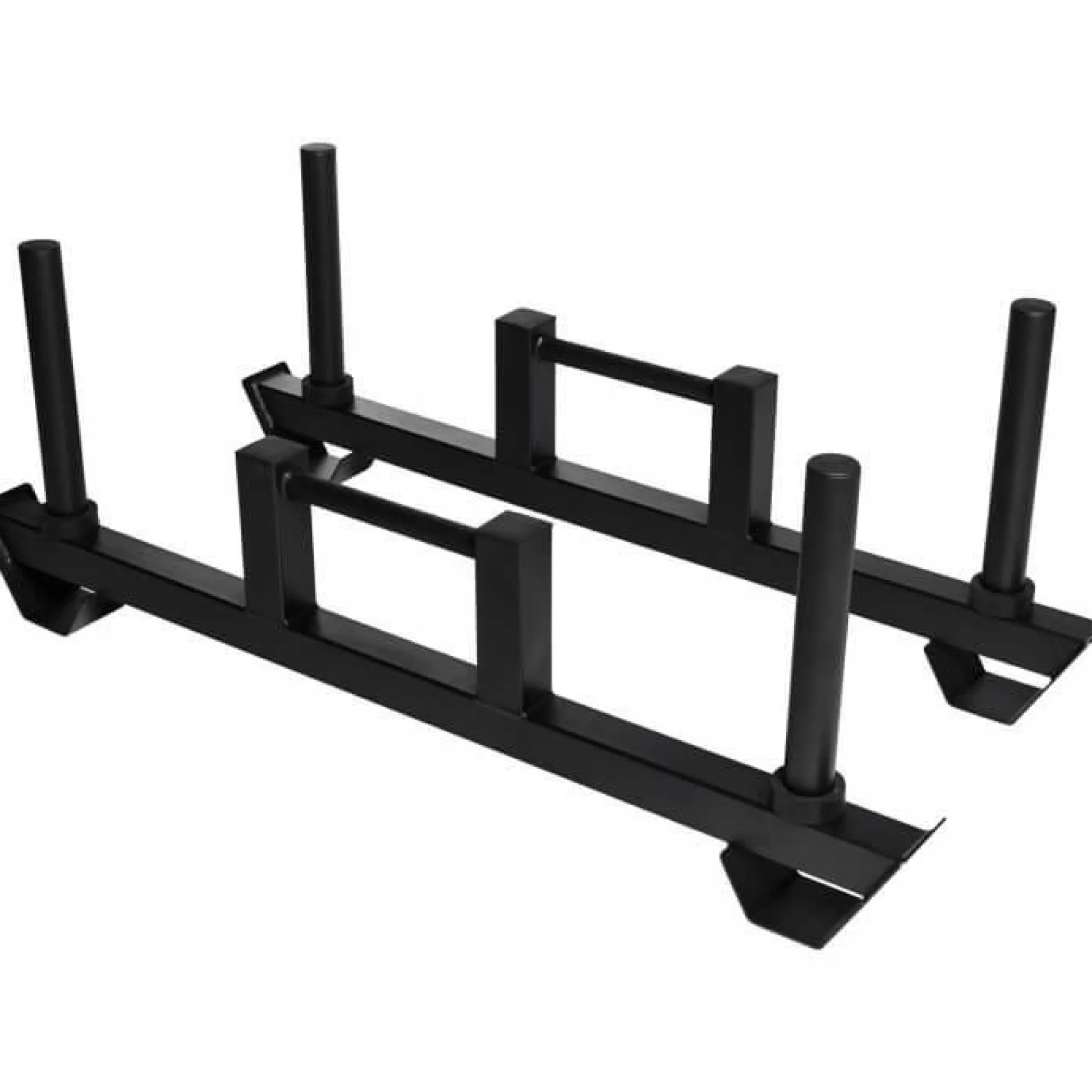 Gorilla Sports Farmers Walk Hantelstangen 2er Set Olympia Schwarz Outlet