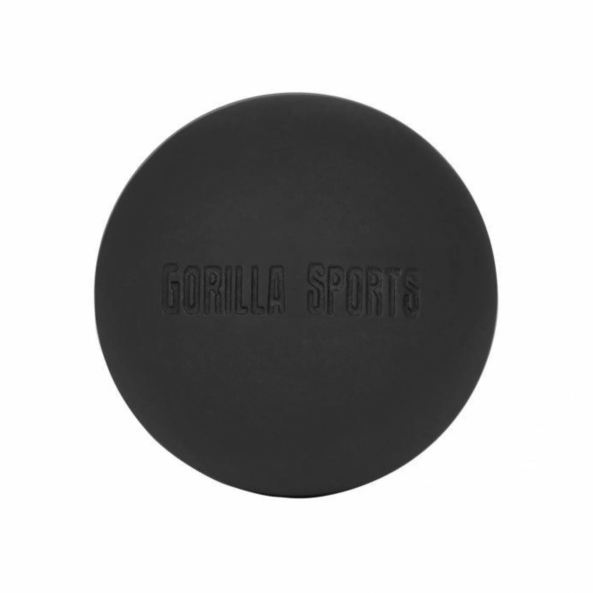 Gorilla Sports Faszienball aus Silikon 6 cm Schwarz Clearance