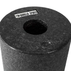 Gorilla Sports Faszienrolle mittel-hart 29 x 15 cm Schwarz Outlet