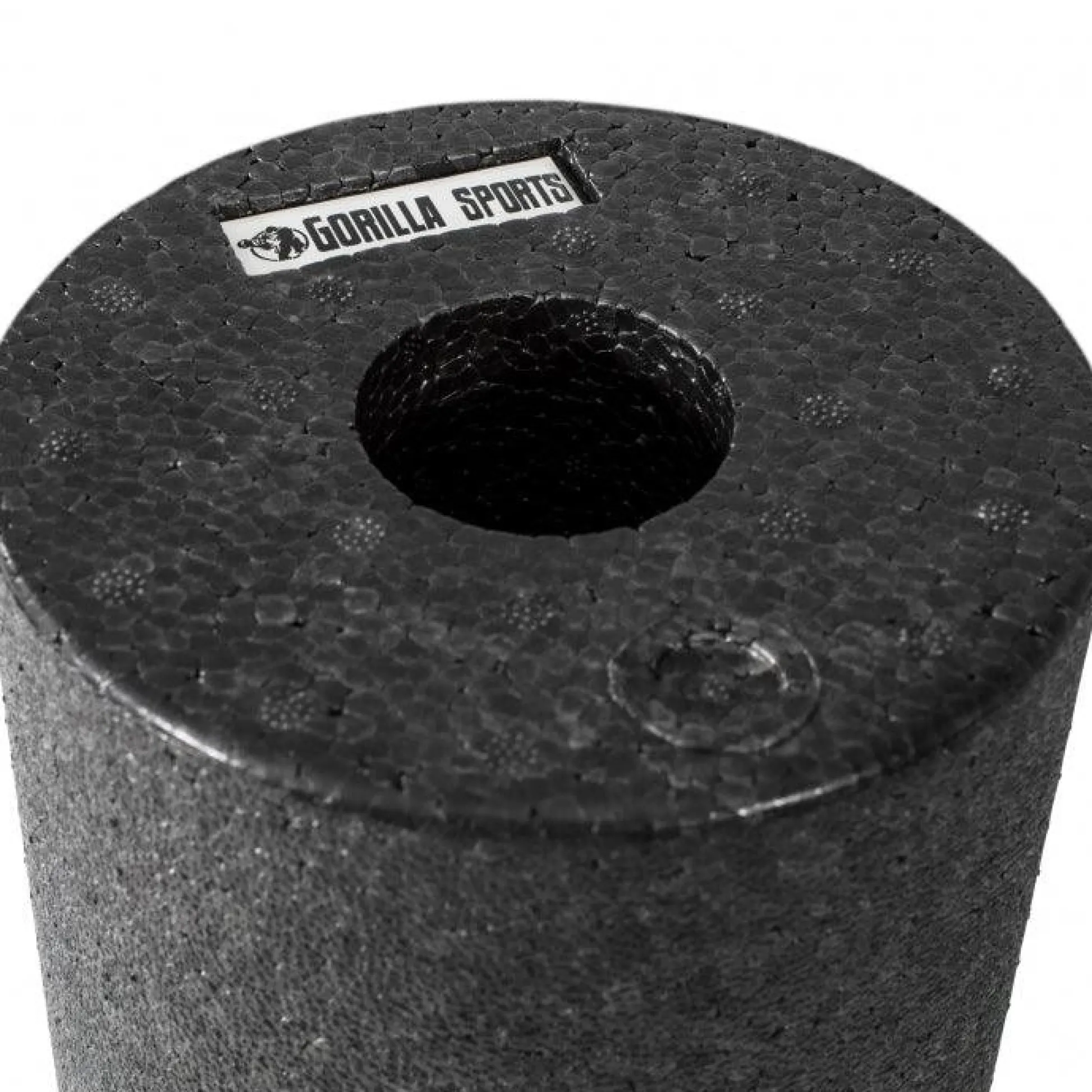 Gorilla Sports Faszienrolle mittel-hart 29 x 15 cm Schwarz Outlet