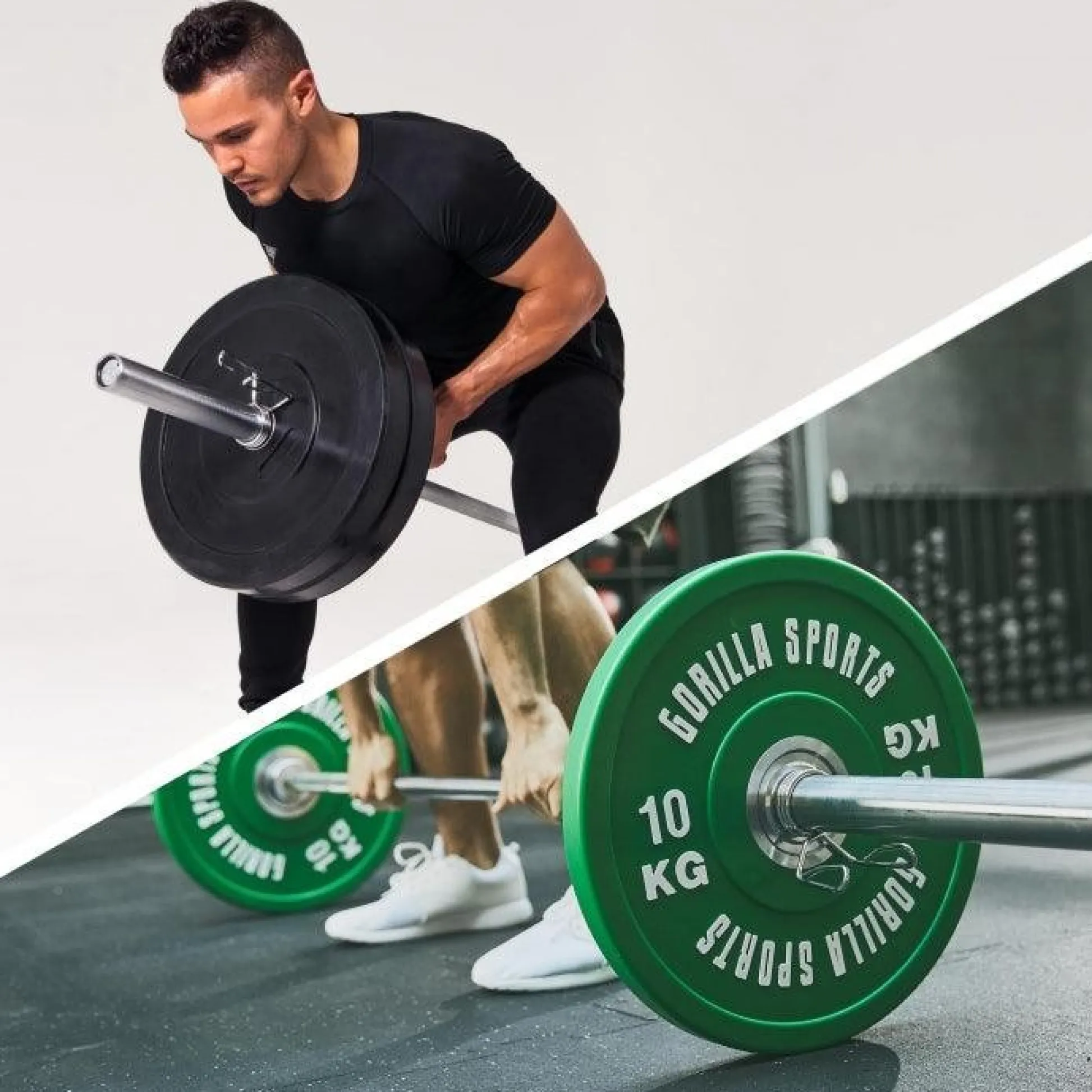 Gorilla Sports Federverschluss 2er Set Olympia Silber Hot