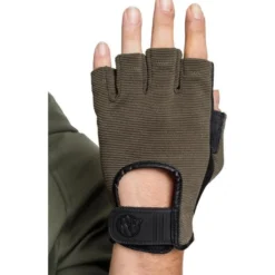 Gorilla Sports Fitness Handschuhe Leder in verschiedenen Farben Khaki Outlet