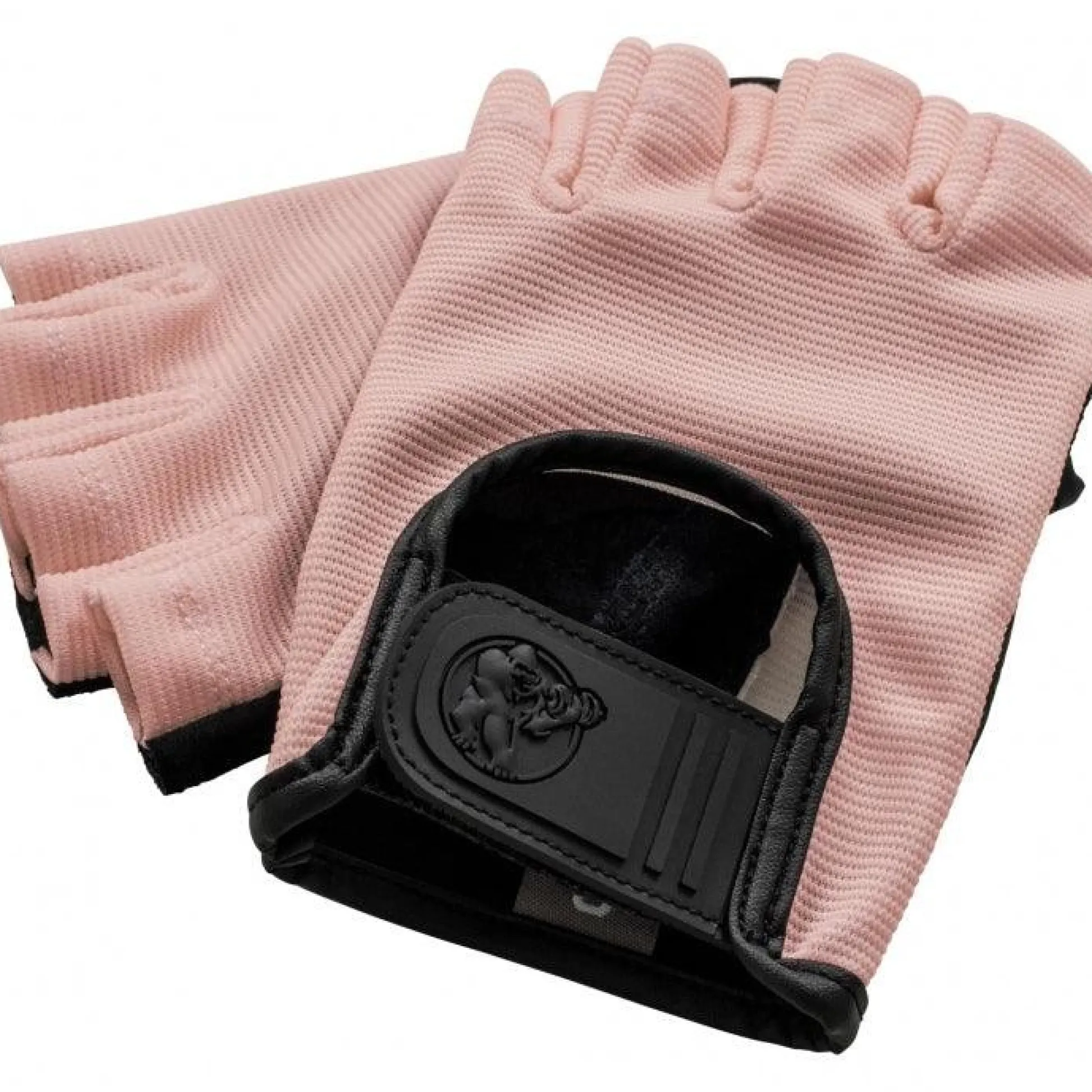 Gorilla Sports Fitness Handschuhe Leder in verschiedenen Farben Rosa